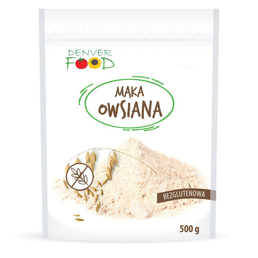 MĄKA OWSIANA BEZGLUTENOWA 500 g - DENVER FOOD-0