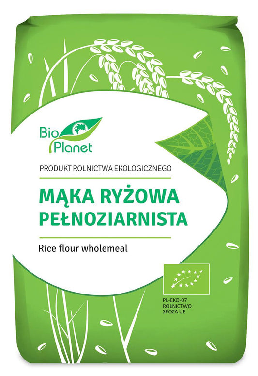 MĄKA RYŻOWA PEŁNOZIARNISTA BIO 1 kg - BIO PLANET-0