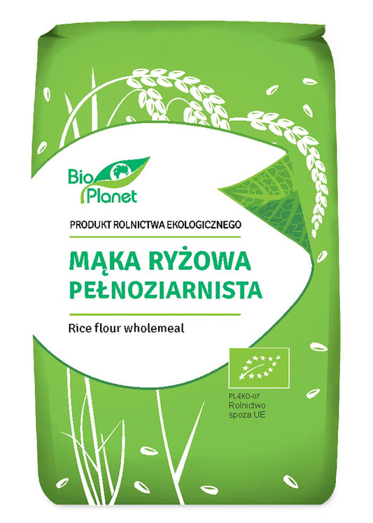 MĄKA RYŻOWA PEŁNOZIARNISTA BIO 500 g - BIO PLANET-0