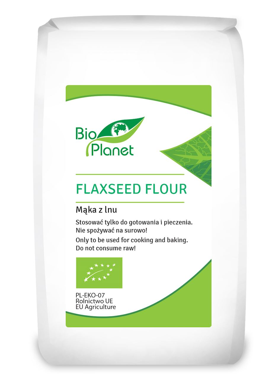 MĄKA Z LNU BIO 400 g - BIO PLANET-0