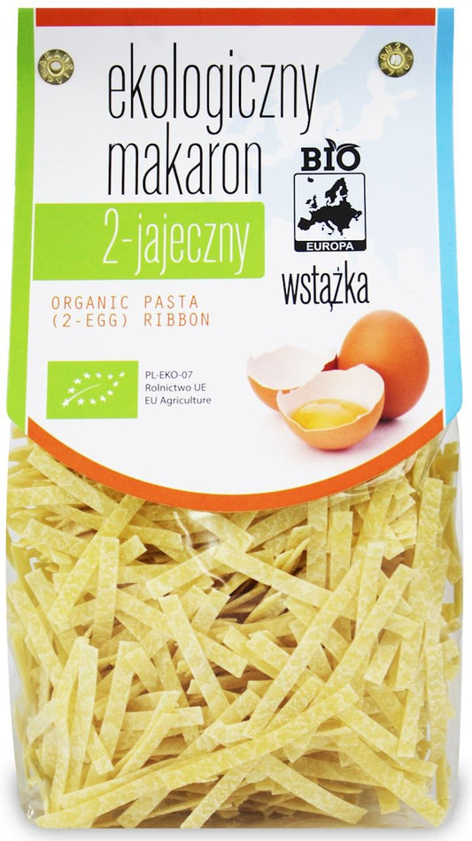 MAKARON (2-JAJECZNY) WSTĄŻKA BIO 250 g - BIO PLANET-0