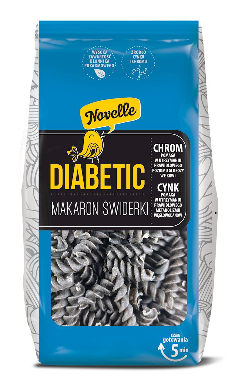 MAKARON DLA DIABETYKÓW ŚWIDERKI 250 g - NOVELLE-0