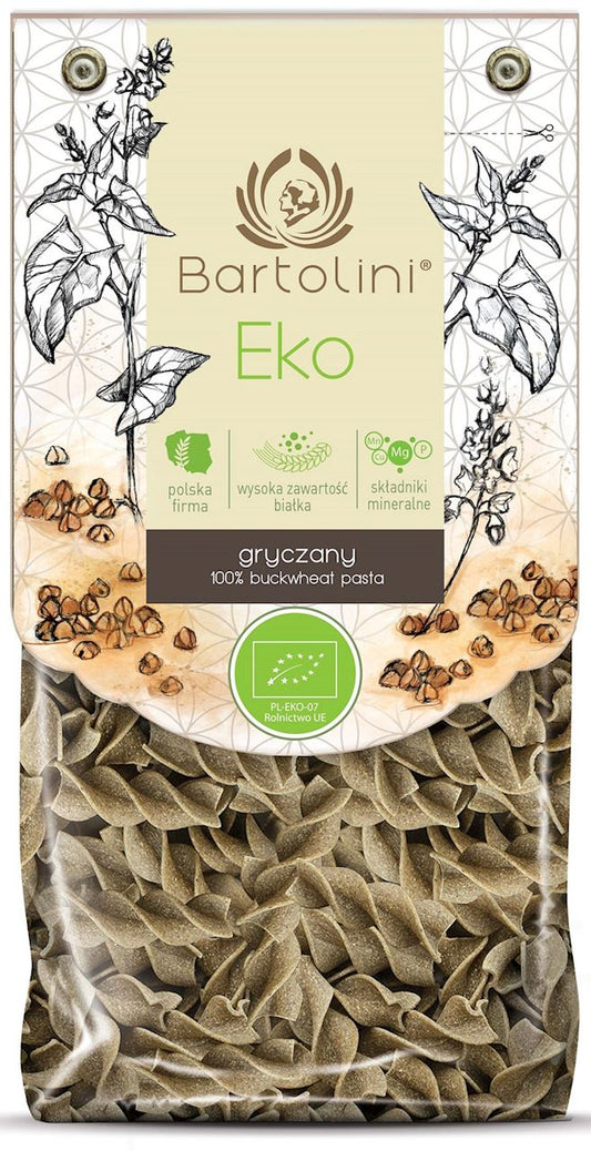 MAKARON (GRYCZANY) DUŻE ŚWIDERKI BIO 250 g - BARTOLINI-0