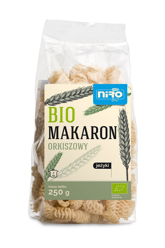 MAKARON (ORKISZOWY) JEŻYKI BIO 250 g - NIRO-0