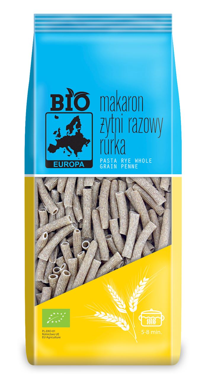 MAKARON (ŻYTNI RAZOWY) RURKA BIO 400 g - BIO PLANET-0