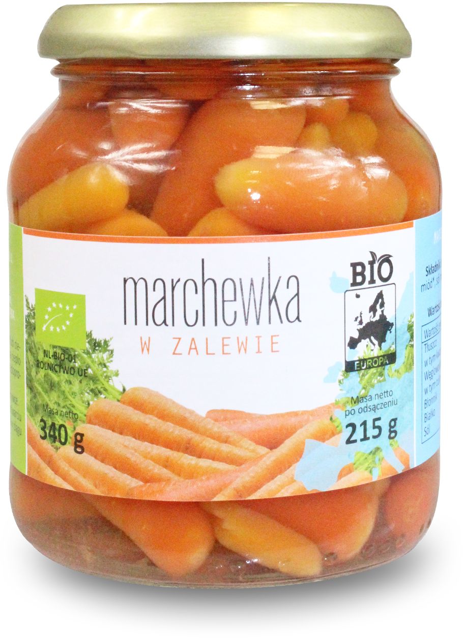 MARCHEWKA W ZALEWIE BIO 340 g (215 g) (SŁOIK) - BIO PLANET-0