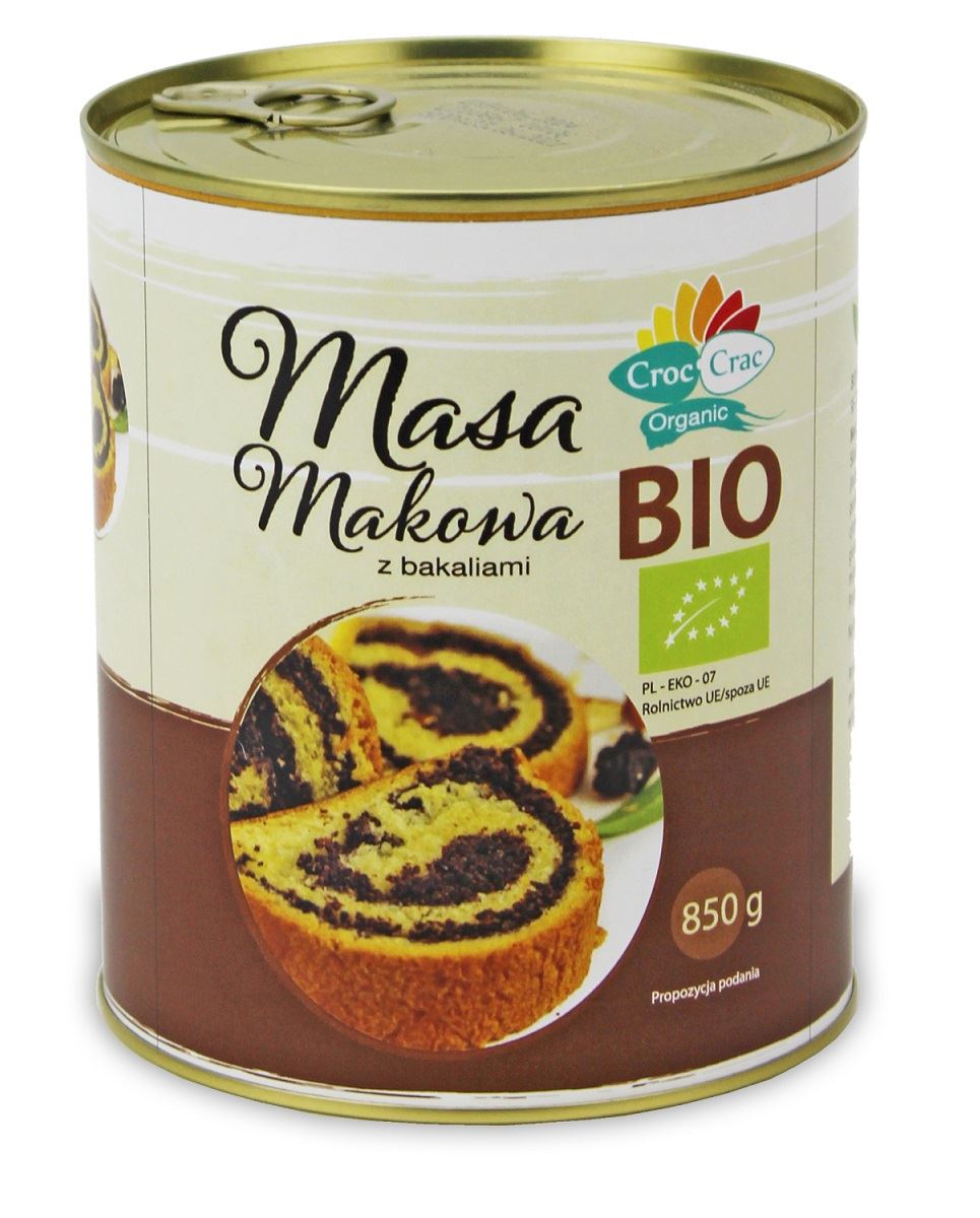 MASA MAKOWA Z BAKALIAMI BIO 850 g (PUSZKA) - CROC-CRAC (BIOVERI)-0