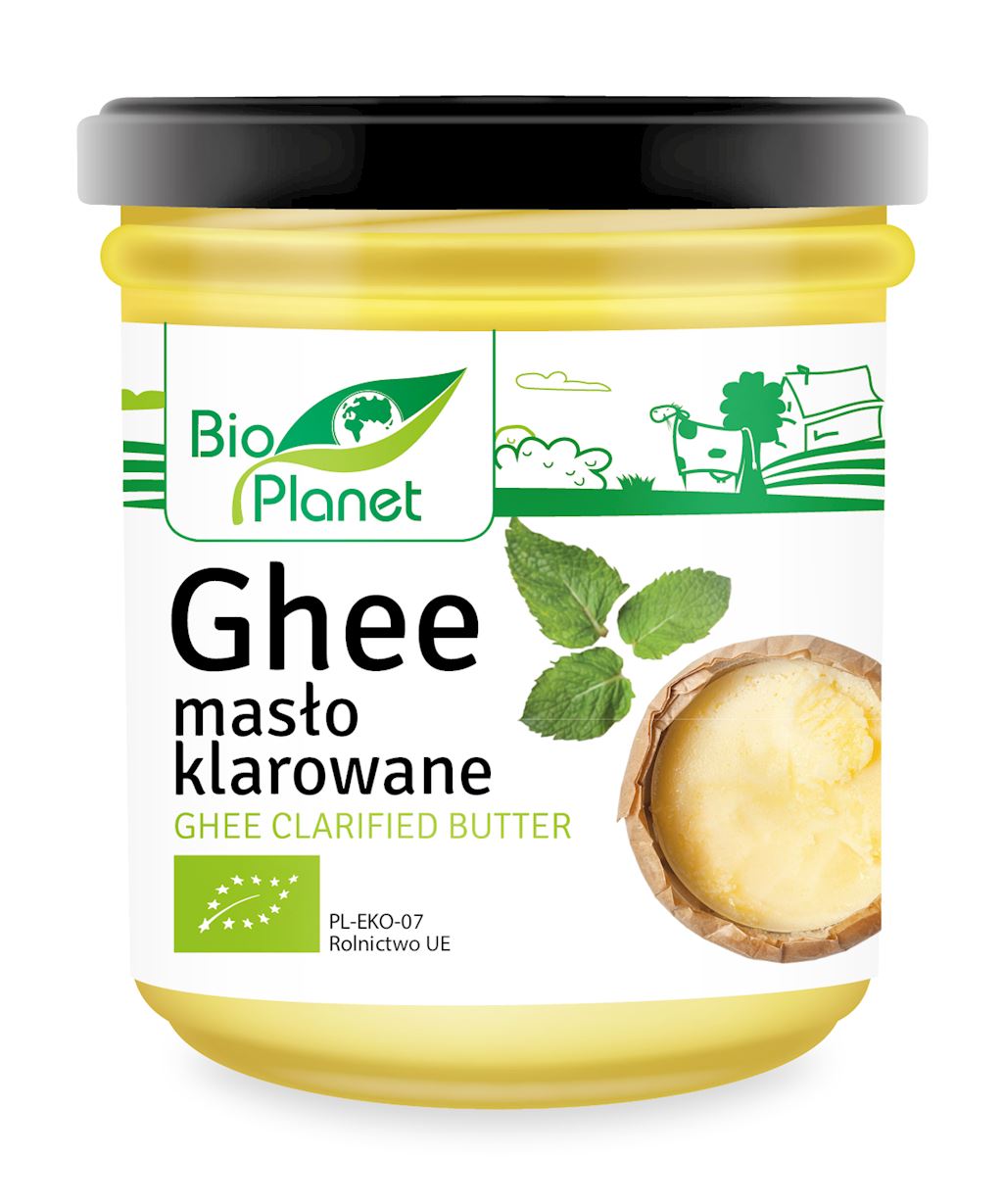 MASŁO KLAROWANE GHEE BIO 250 g - BIO PLANET-0