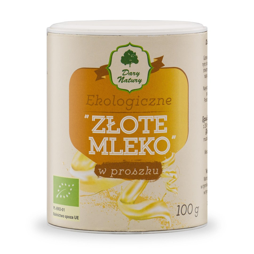 MIESZANKA PRZYPRAW "ZŁOTE MLEKO" BIO 100 g - DARY NATURY-0