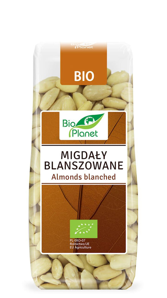 MIGDAŁY BLANSZOWANE BIO 100 g - BIO PLANET-0