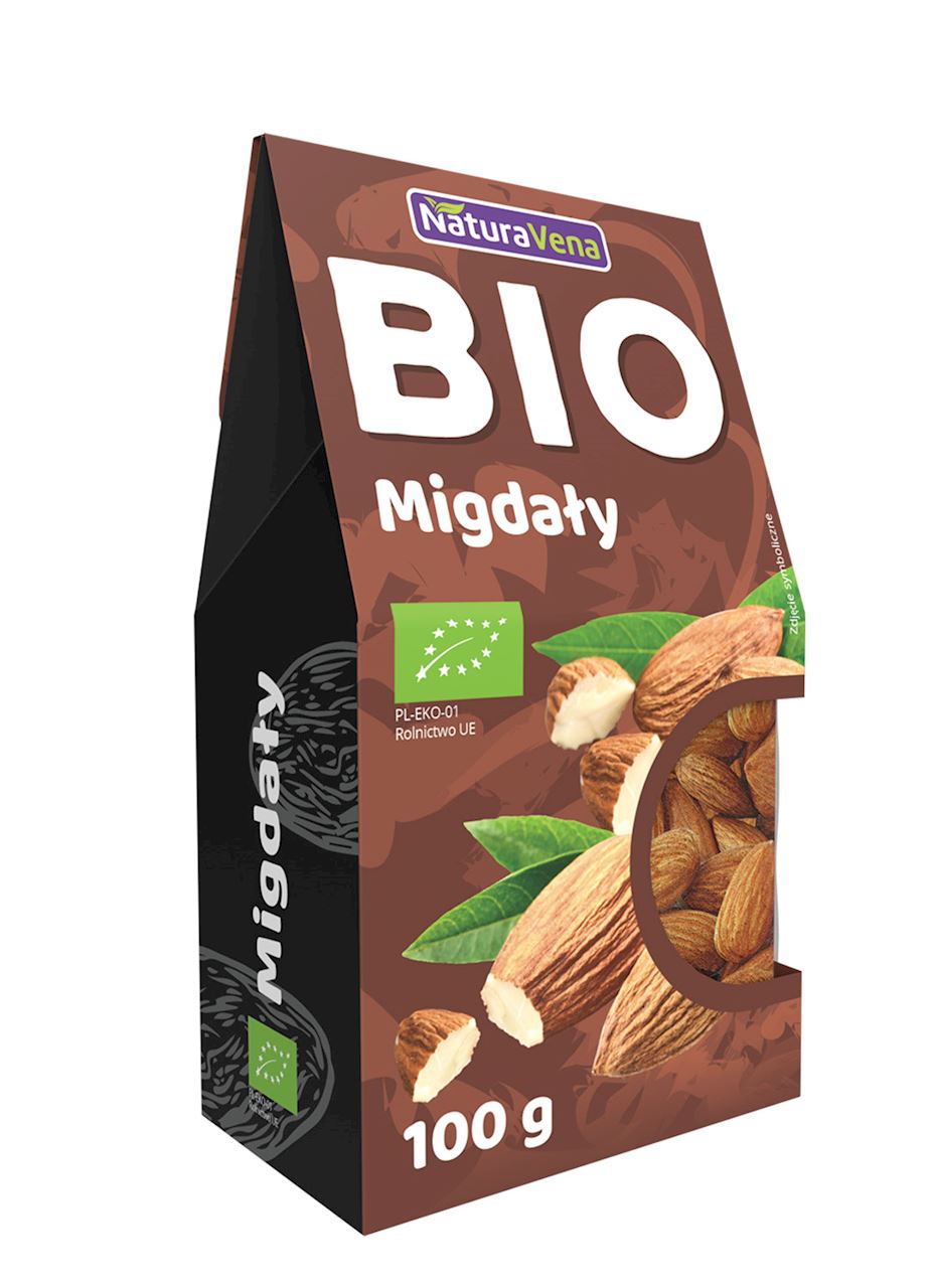 MIGDAŁY SŁODKIE BIO 100 g - NATURAVENA-0