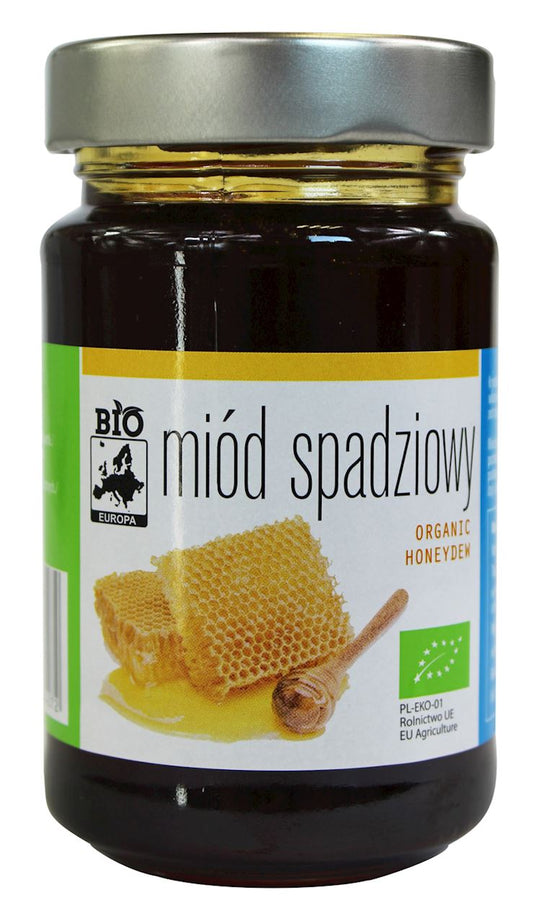 MIÓD SPADZIOWY BIO 300 g - BIO PLANET-0