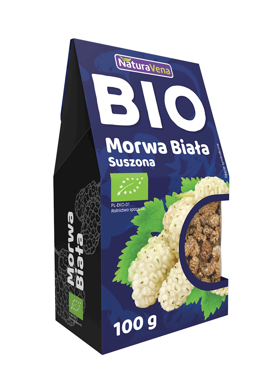 MORWA BIAŁA SUSZONA BIO 100 g - NATURAVENA-0