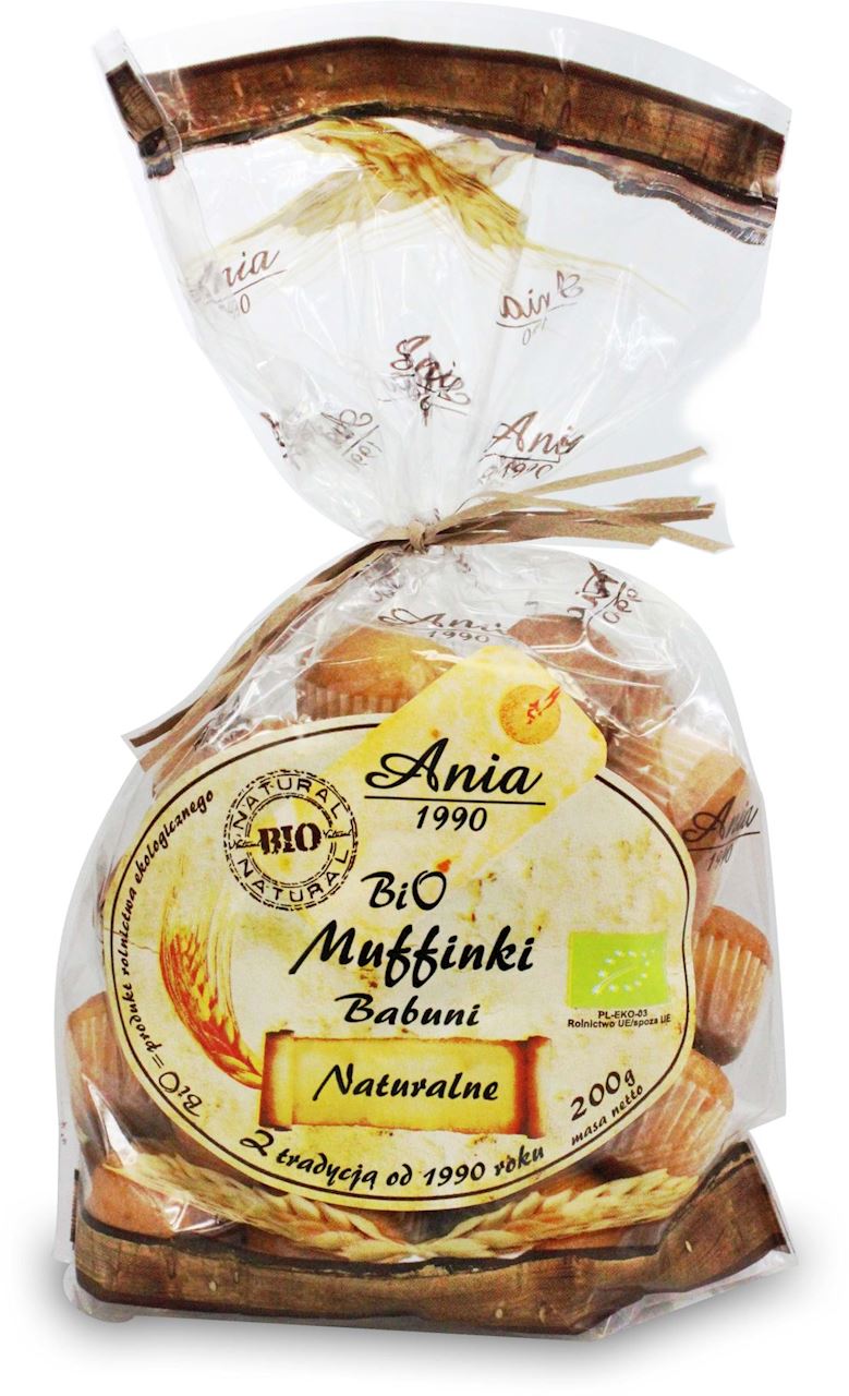 MUFFINKI BABUNI NATURALNE BIO 200 g - BIO ANIA-0