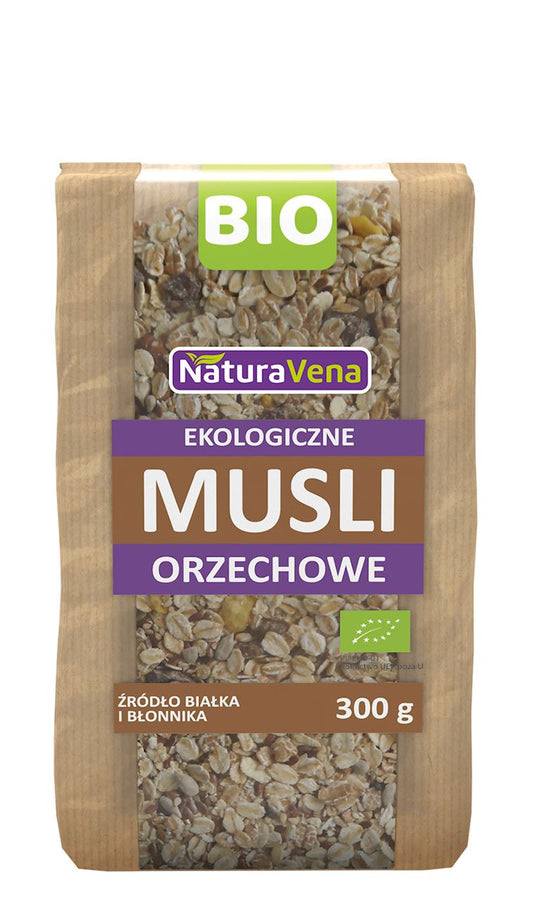 MUSLI ORZECHOWE BIO 300 g - NATURAVENA-0