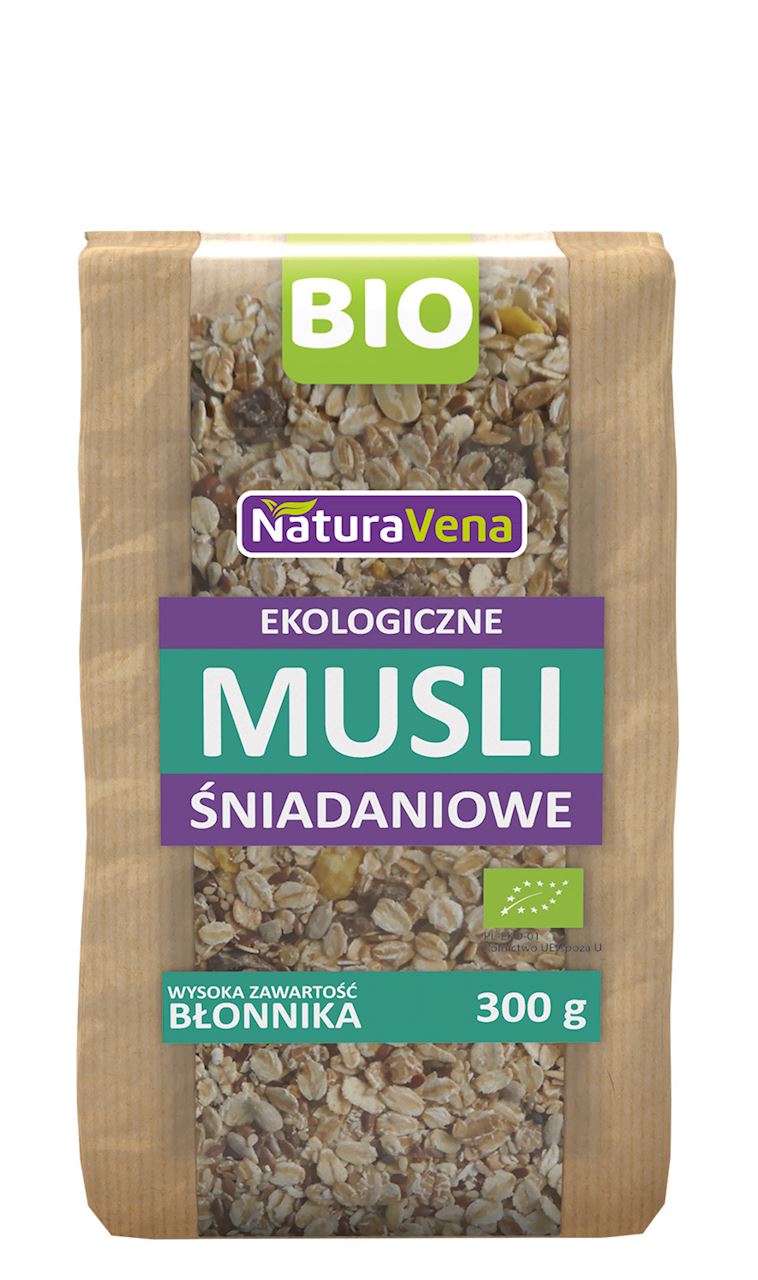 MUSLI ŚNIADANIOWE BIO 300 g - NATURAVENA-0