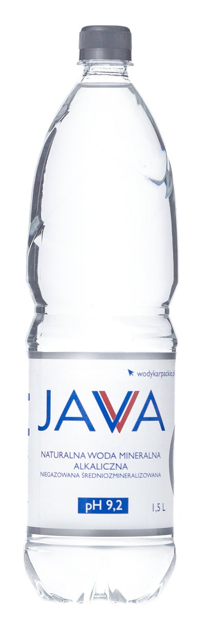 NATURALNA WODA MINERALNA ALKALICZNA NIEGAZOWANA 1,5 L - JAVA-0