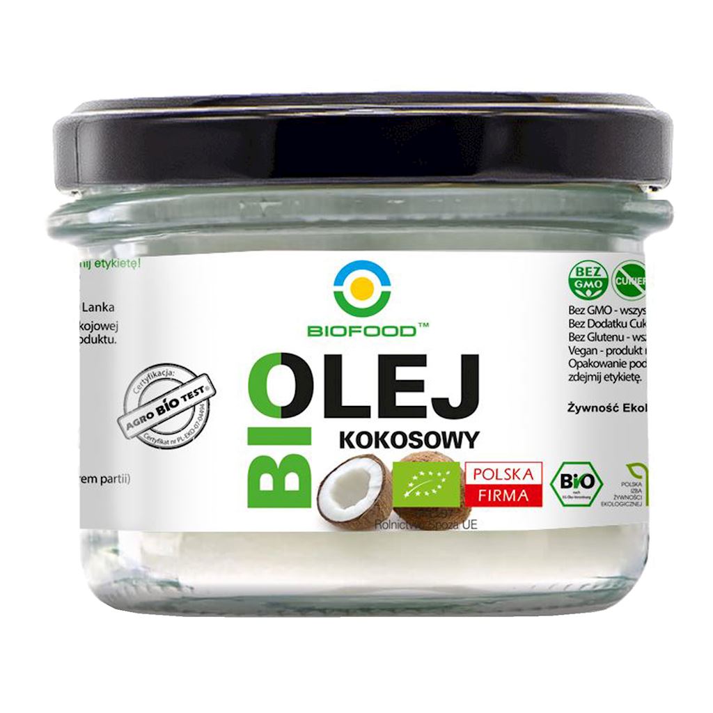 OLEJ KOKOSOWY BEZWONNY BIO 180 ml - BIO FOOD-0