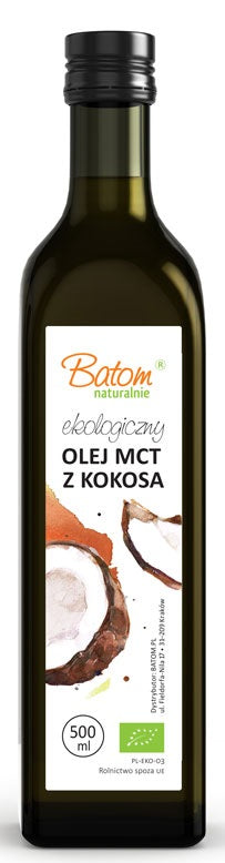 OLEJ MCT Z KOKOSA BIO 500 ml - BATOM-0