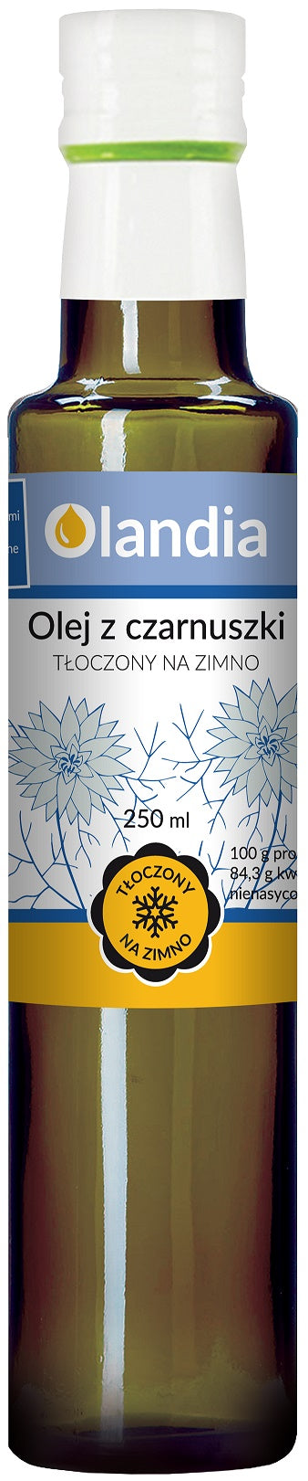 OLEJ Z CZARNUSZKI TŁOCZONY NA ZIMNO 250 ml - OLANDIA-0