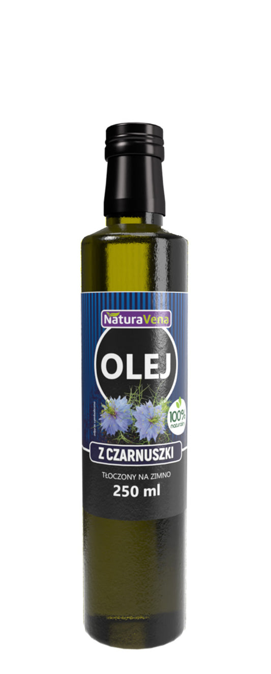 OLEJ Z CZARNUSZKI TŁOCZONY NA ZIMNO 250 ml - NATURAVENA-0