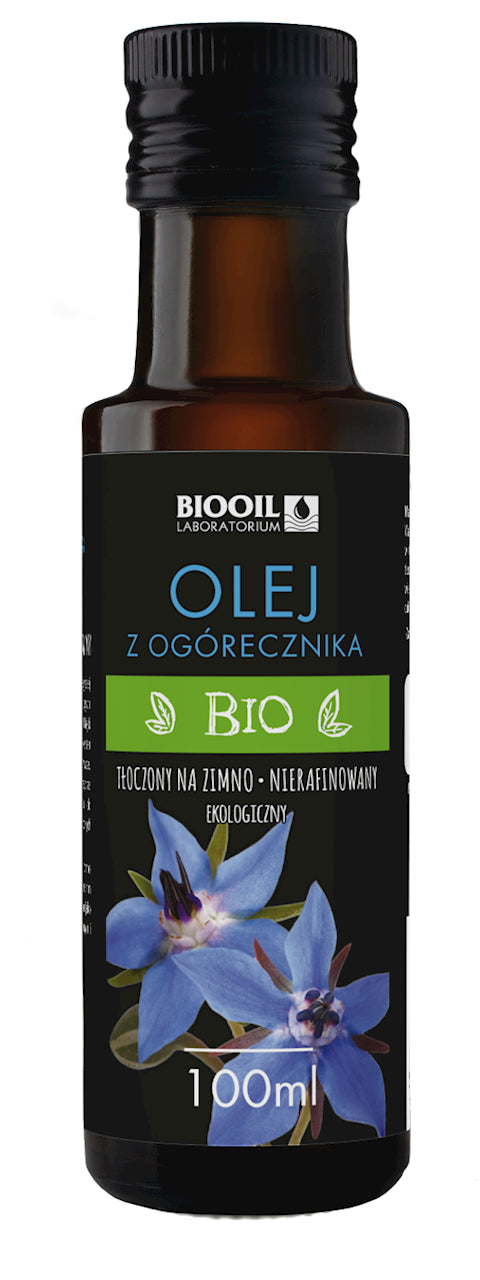 OLEJ Z OGÓRECZNIKA TŁOCZONY NA ZIMNO BIO 100 ml - BIOOIL-0