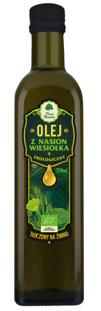 OLEJ Z WIESIOŁKA TŁOCZONY NA ZIMNO BIO 250 ml - DARY NATURY-0