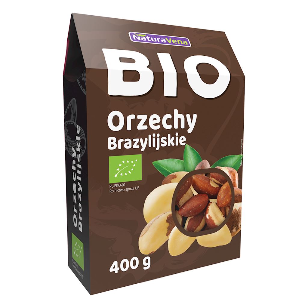 ORZECHY BRAZYLIJSKIE BIO 400 g - NATURAVENA-0