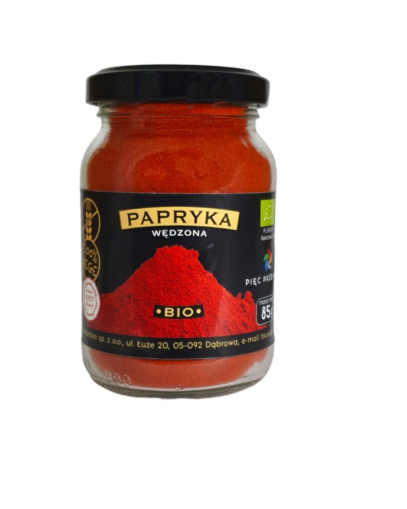 PAPRYKA MIELONA WĘDZONA BEZGLUTENOWA BIO 85 g - PIĘĆ PRZEMIAN-0