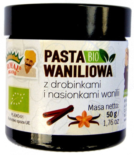 PASTA WANILIOWA BIO 50 g - ROYAL BRAND-0