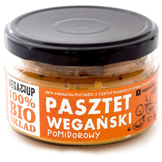 PASZTET WEGAŃSKI POMIDOROWY BIO 190 g - VEGA UP-0