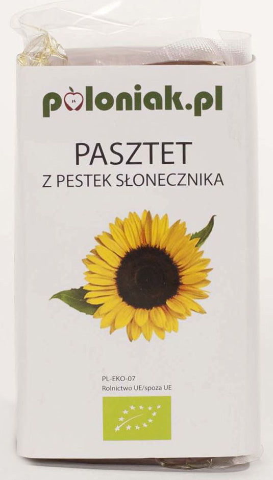 PASZTET WEGAŃSKI Z PESTEK SŁONECZNIKA BIO 160 g - POLONIAK-0