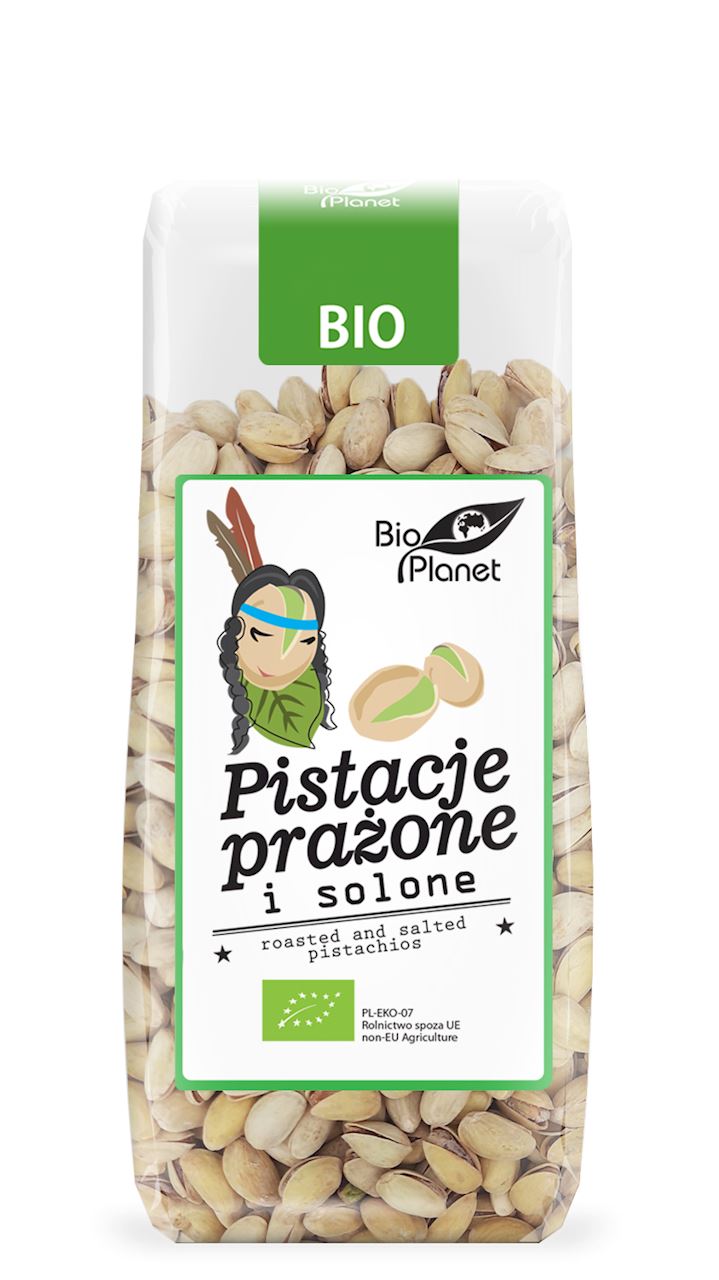 PISTACJE PRAŻONE I SOLONE BIO 100 g - BIO PLANET-0