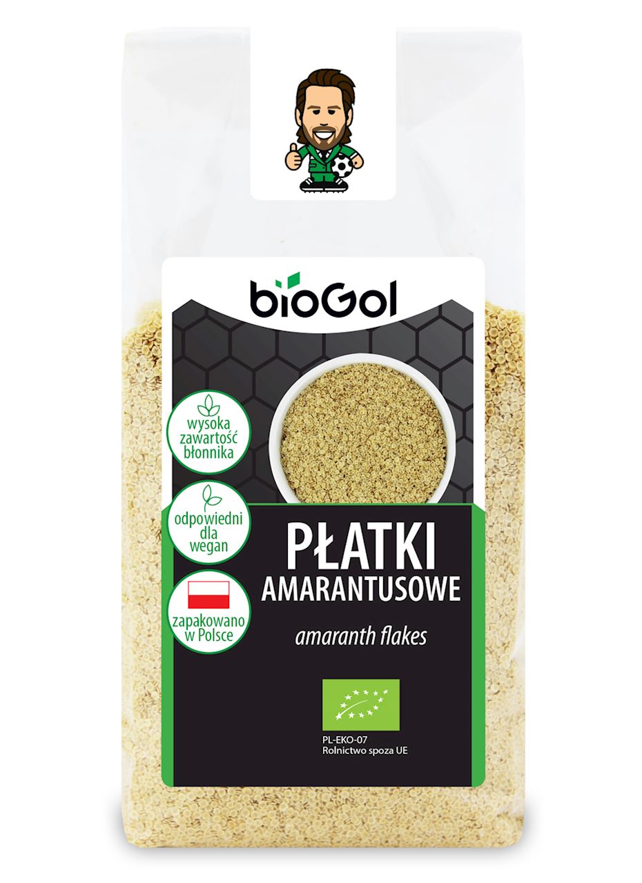 PŁATKI AMARANTUSOWE BIO 300 g - BIOGOL-0