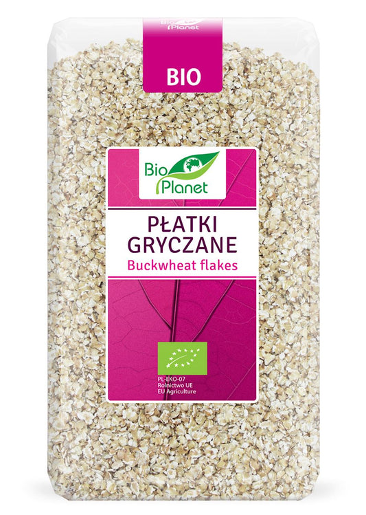 PŁATKI GRYCZANE BIO 600 g - BIO PLANET-0