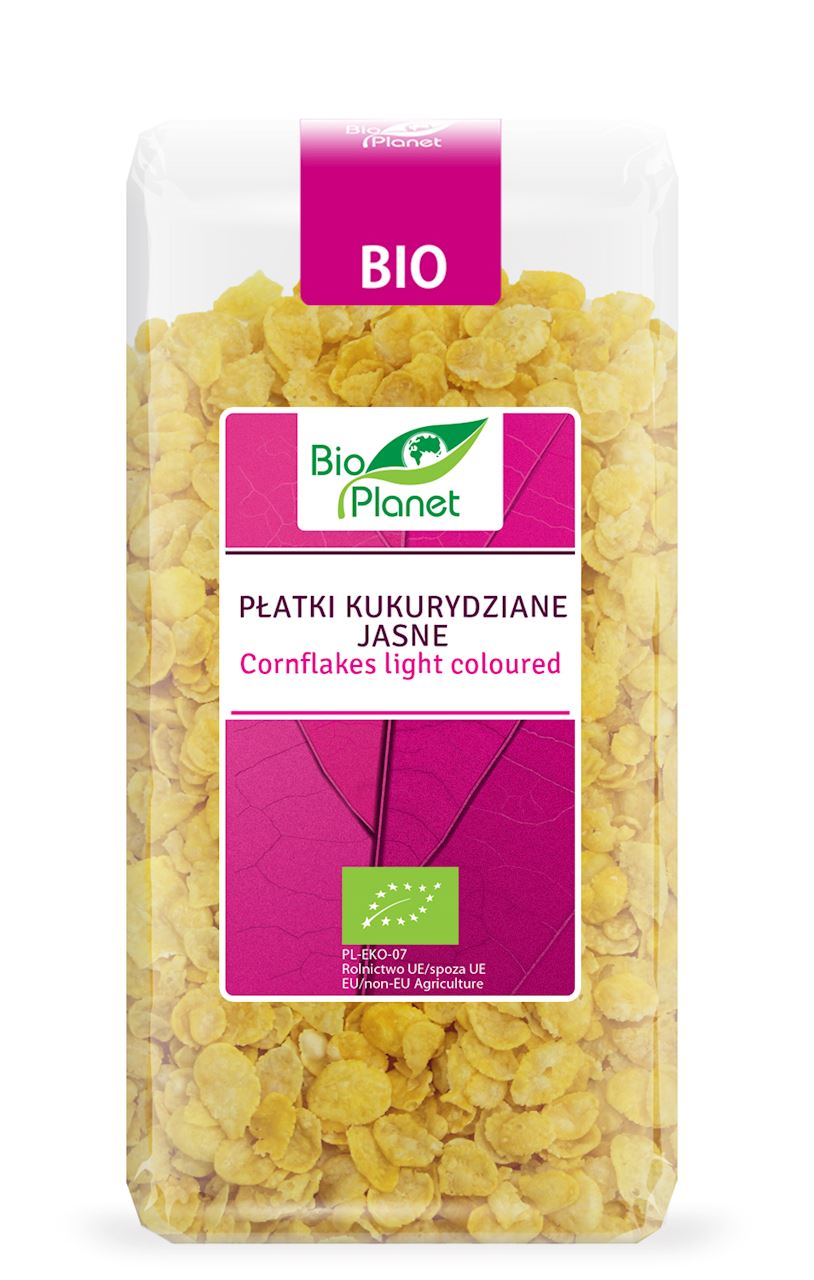 PŁATKI KUKURYDZIANE JASNE BIO 250 g - BIO PLANET-0