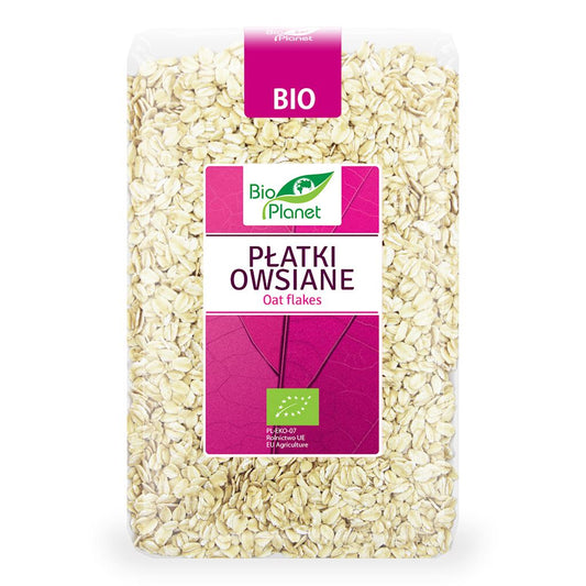 PŁATKI OWSIANE BIO 1 kg - BIO PLANET-0