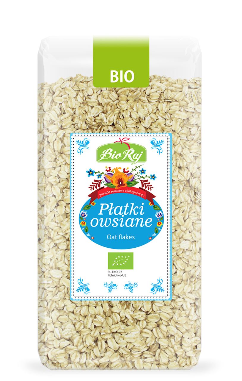 PŁATKI OWSIANE BIO 350 g - BIO RAJ-0