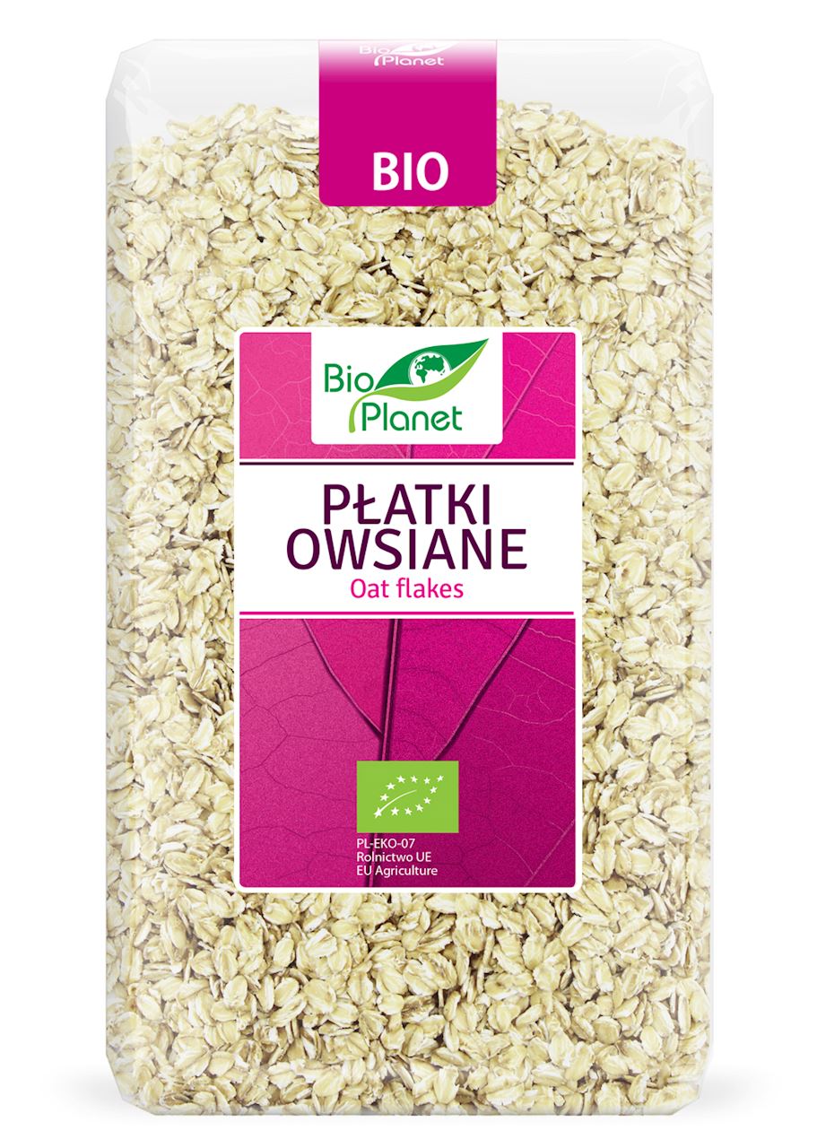 PŁATKI OWSIANE BIO 600 g - BIO PLANET-0