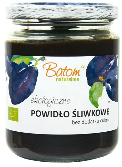 POWIDŁO ZE ŚLIWKI WĘGIERKI BEZ DODATKU CUKRU BIO 270 g - BATOM-0