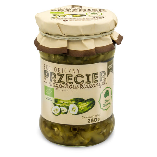 PRZECIER Z OGÓRKÓW KISZONYCH BIO 280 g - DARY NATURY-0