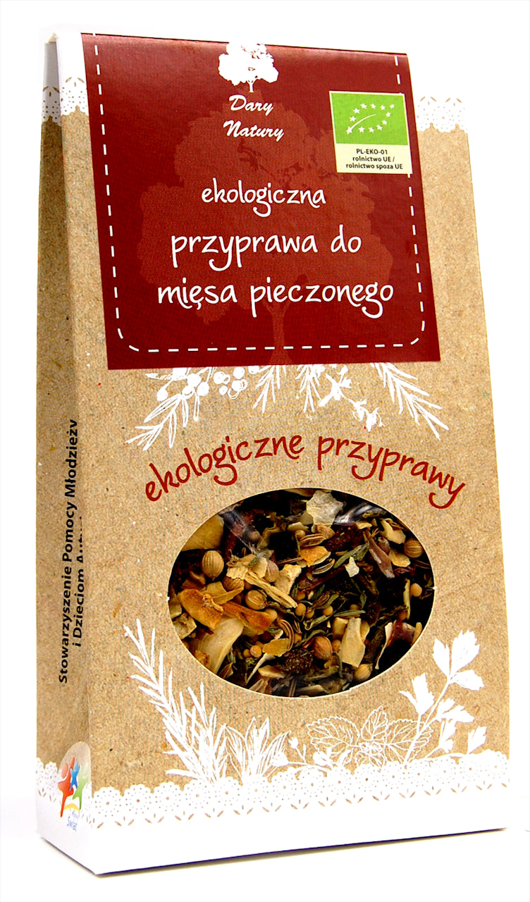 PRZYPRAWA DO MIĘSA PIECZONEGO BIO 50 g - DARY NATURY-0