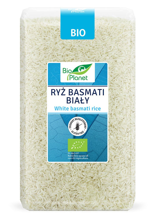 RYŻ BASMATI BIAŁY BEZGLUTENOWY BIO 1 kg - BIO PLANET-0