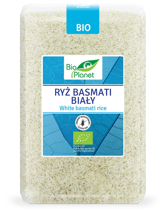 RYŻ BASMATI BIAŁY BEZGLUTENOWY BIO 2 kg - BIO PLANET-0