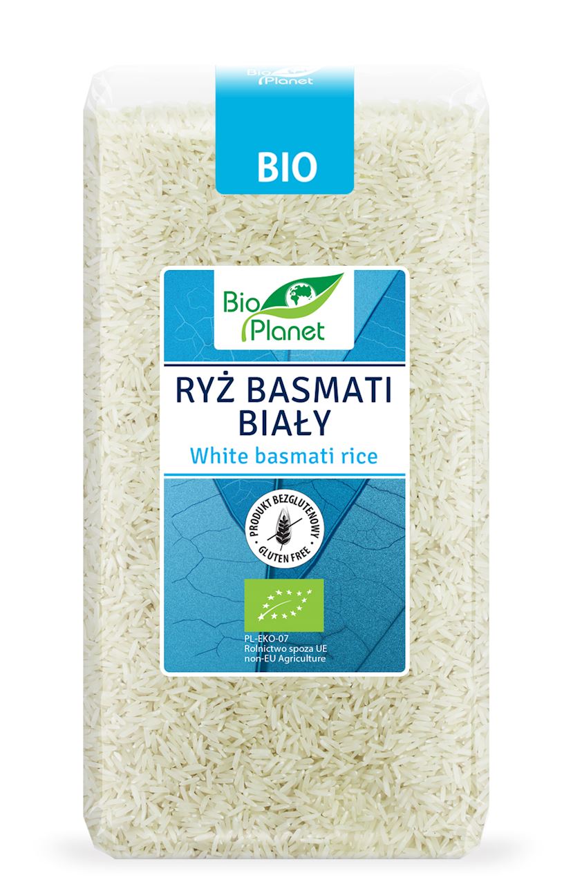 RYŻ BASMATI BIAŁY BEZGLUTENOWY BIO 500 g - BIO PLANET-0