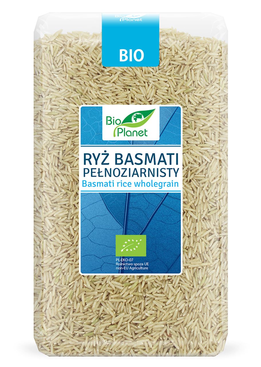 RYŻ BASMATI PEŁNOZIARNISTY BIO 1 kg - BIO PLANET-0