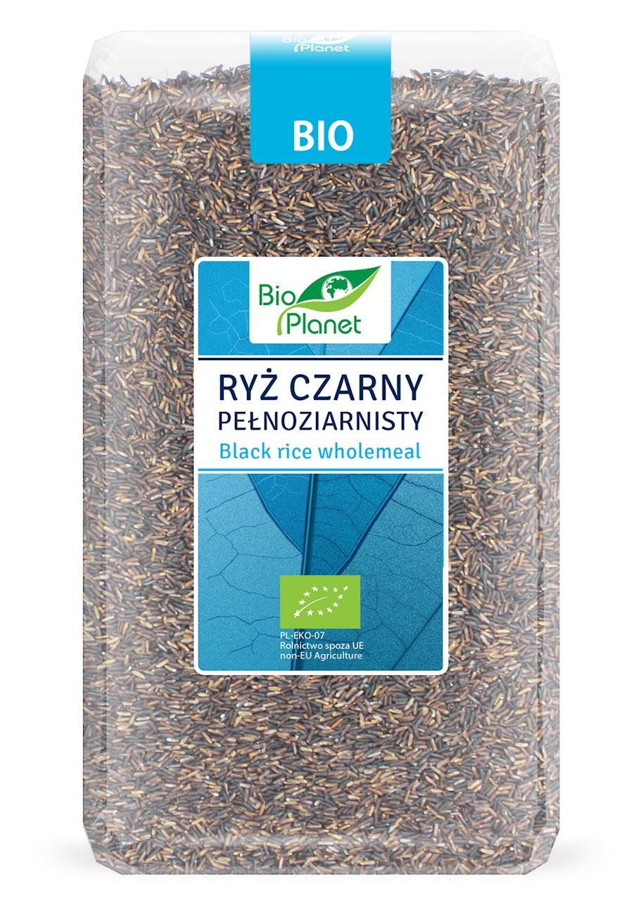 RYŻ CZARNY PEŁNOZIARNISTY BIO 1 kg - BIO PLANET-0