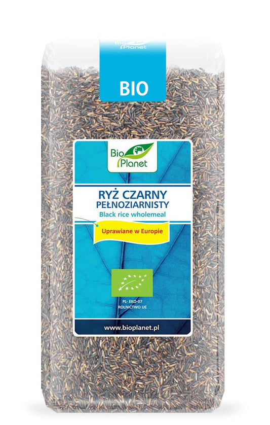 RYŻ CZARNY PEŁNOZIARNISTY (UPRAWIANY W EUROPIE) BIO 400 g - BIO PLANET-0