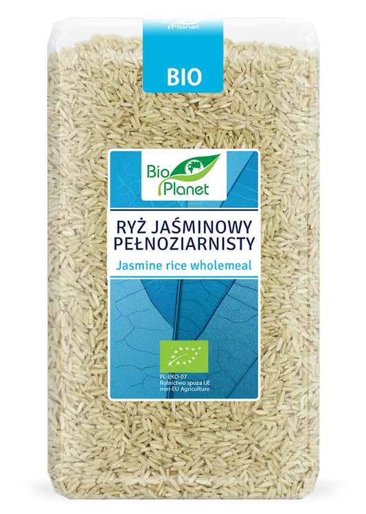 RYŻ JAŚMINOWY PEŁNOZIARNISTY BIO 1 kg - BIO PLANET-0