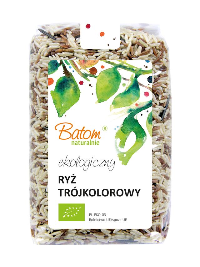 RYŻ TRÓJKOLOROWY BIO 500 g - BATOM-0